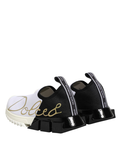 Zapatillas bajas Sorrento de Dolce & Gabbana blancas y negras