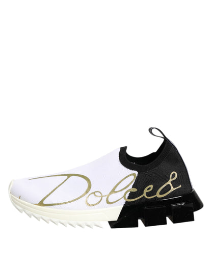 Zapatillas bajas Sorrento de Dolce & Gabbana blancas y negras
