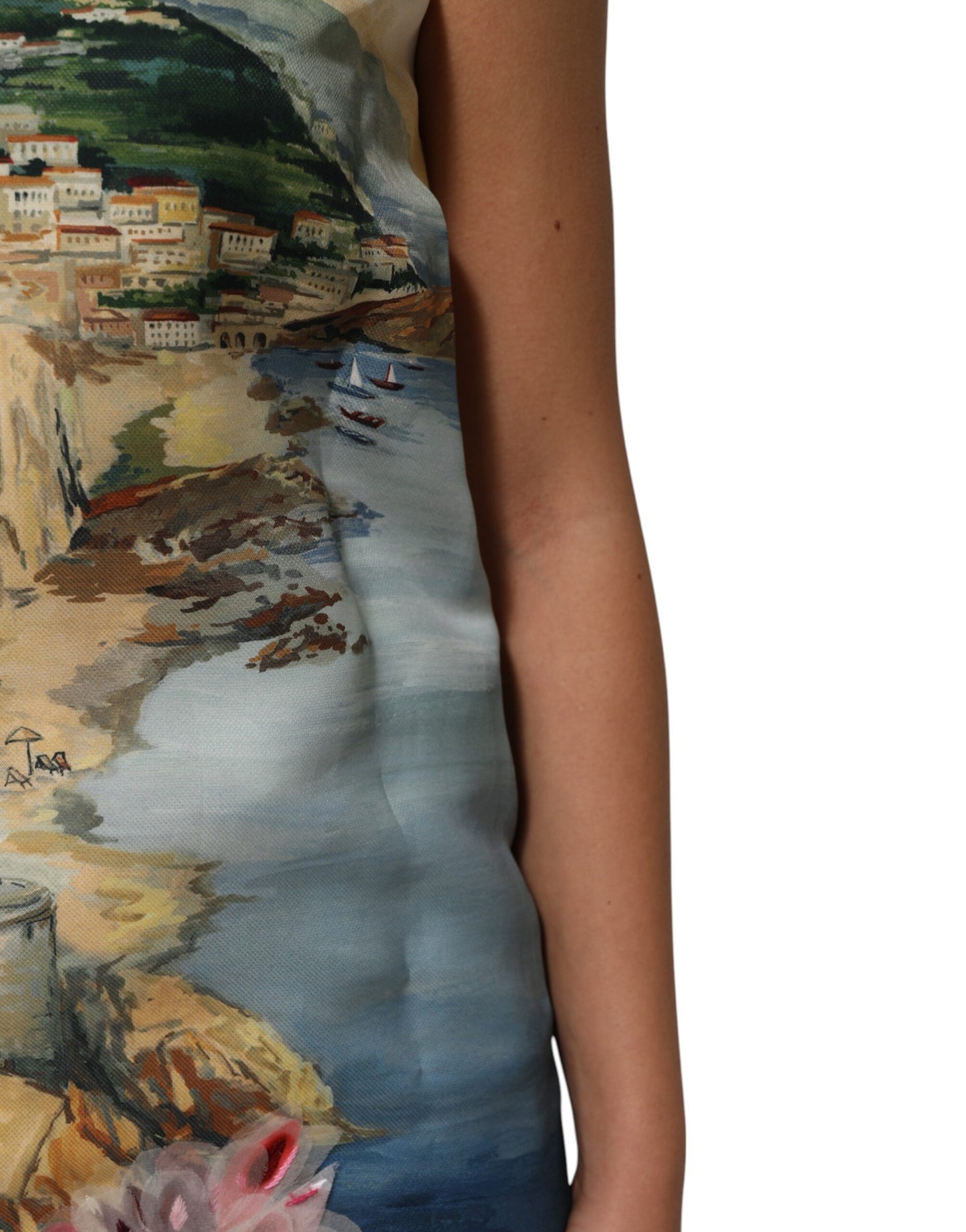 Minivestido Dolce & Gabbana Multicolor con Cristales