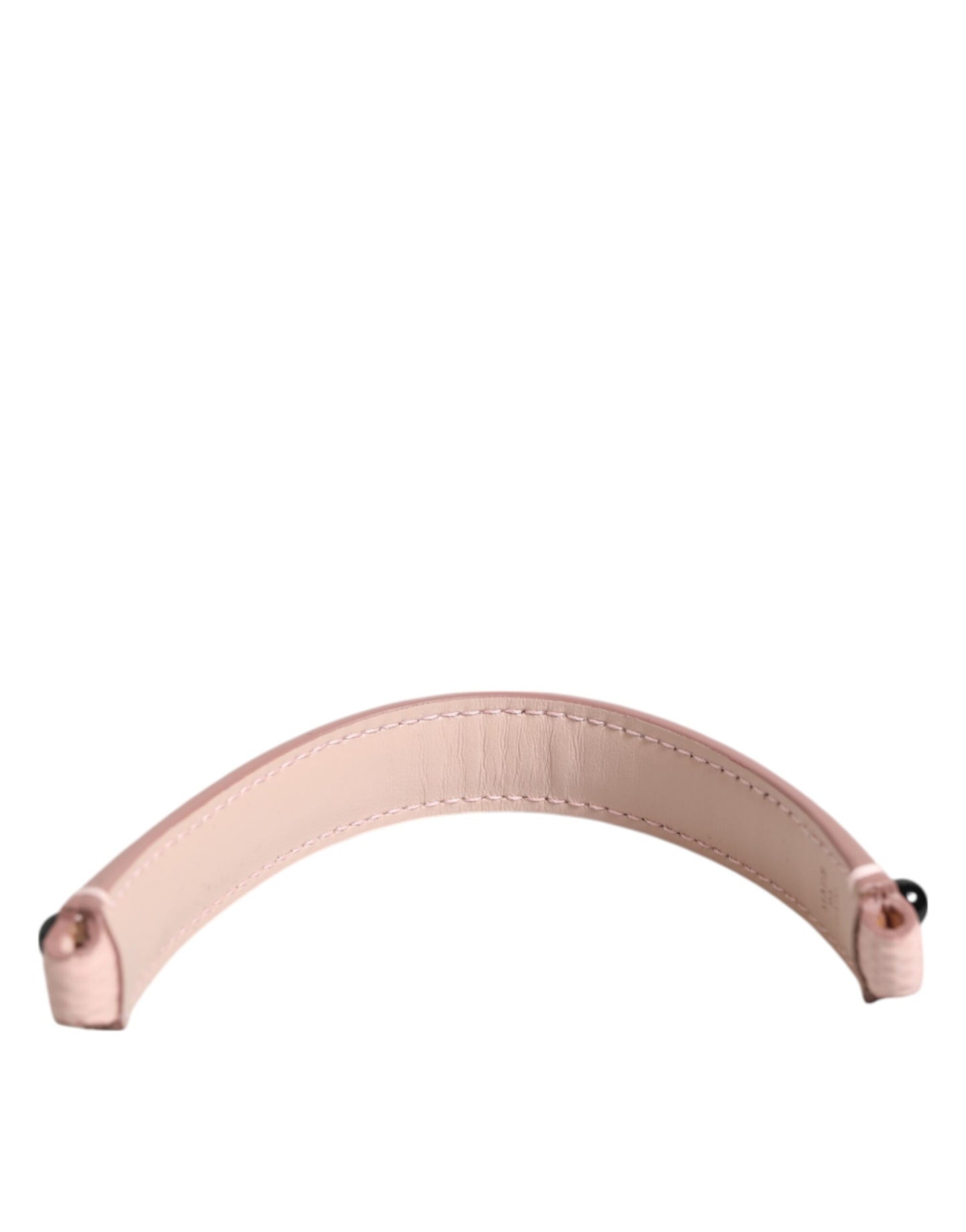 Asa de hombro de piel rosa claro adornada Dolce & Gabbana
