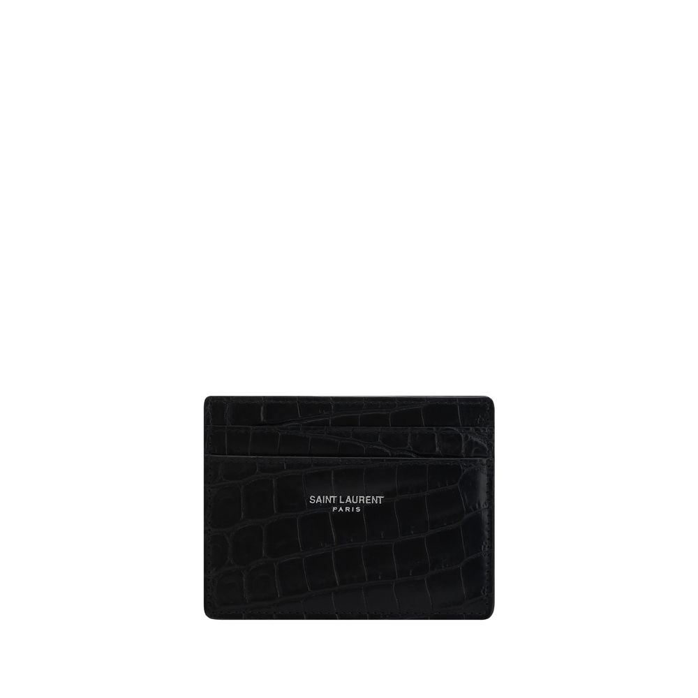 Cartera Saint Laurent de Piel de Becerro Negra Bos Taurus