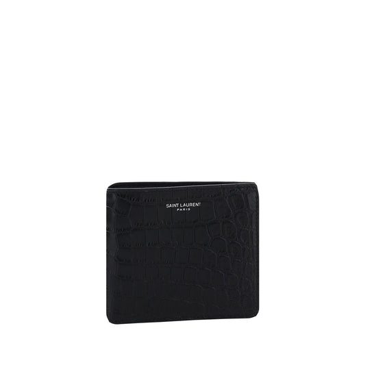 Cartera Saint Laurent de Piel de Becerro Negra Bos Taurus