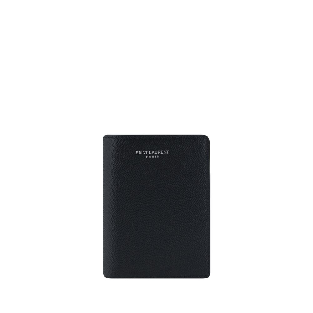 Cartera Saint Laurent de Piel de Becerro Negra Bos Taurus