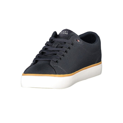 Zapatillas de hombre de poliéster azul Tommy Hilfiger