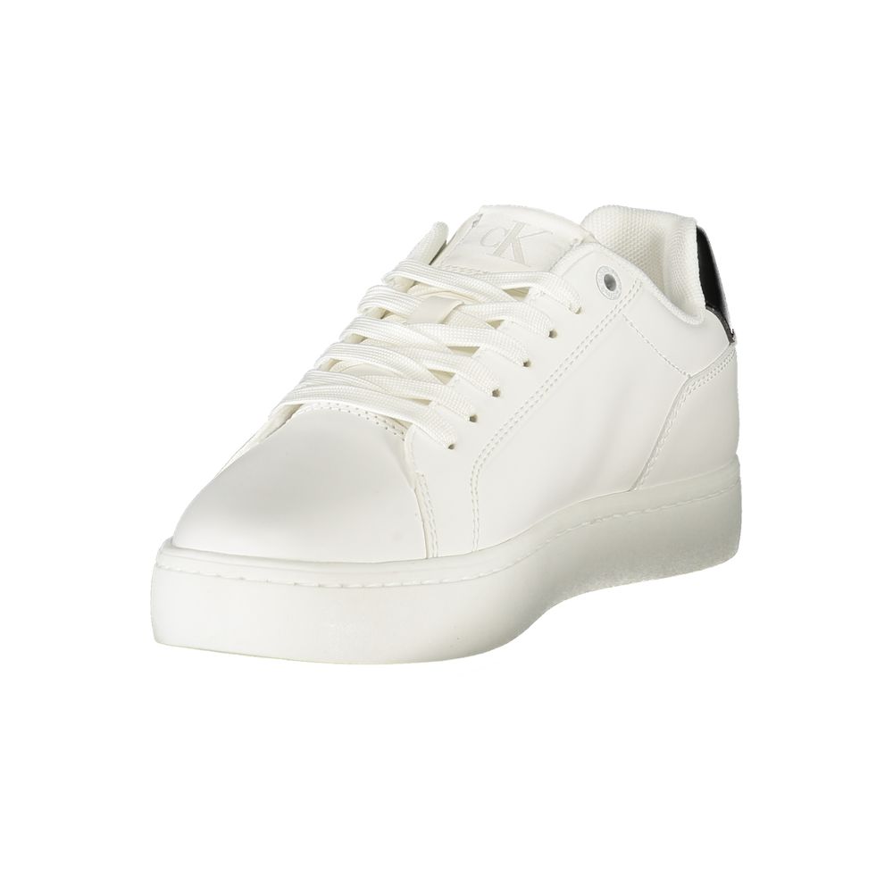Zapatilla Calvin Klein Bianco de poliuretano para mujer