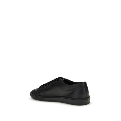 Zapatillas Saint Laurent negras de piel de becerro Bos Taurus