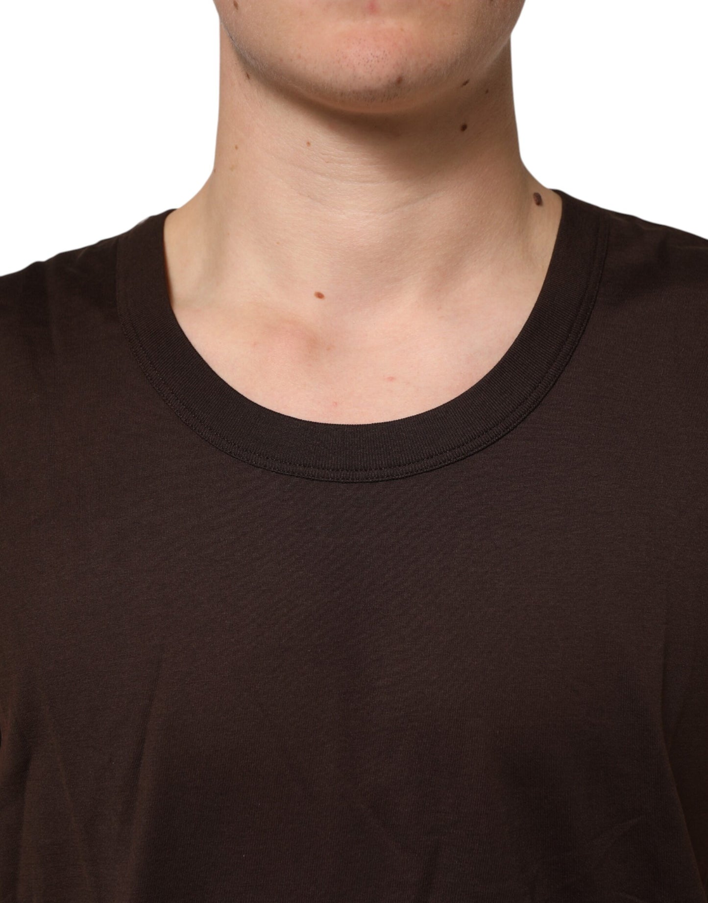 Camiseta sin mangas para hombre Dolce & Gabbana de algodón marrón