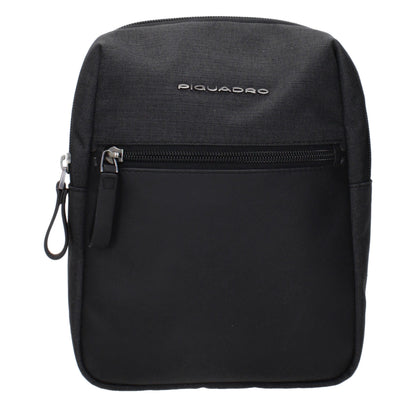 Bandolera Piquadro negra de tela