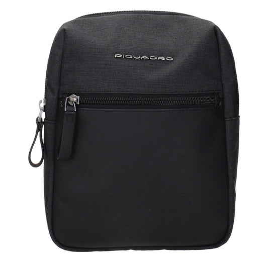 Bandolera Piquadro negra de tela