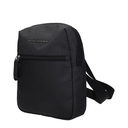 Bandolera Piquadro negra de tela
