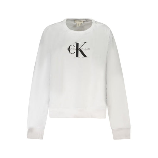 Sudadera de algodón blanca para mujer Calvin Klein