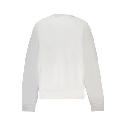 Sudadera de algodón blanca para mujer Calvin Klein