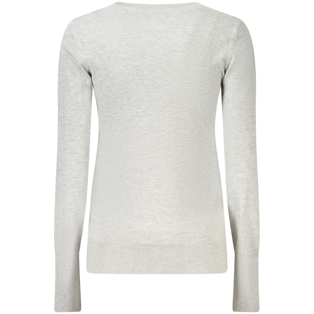 Suéter de mujer Guess Jeans gris viscosa