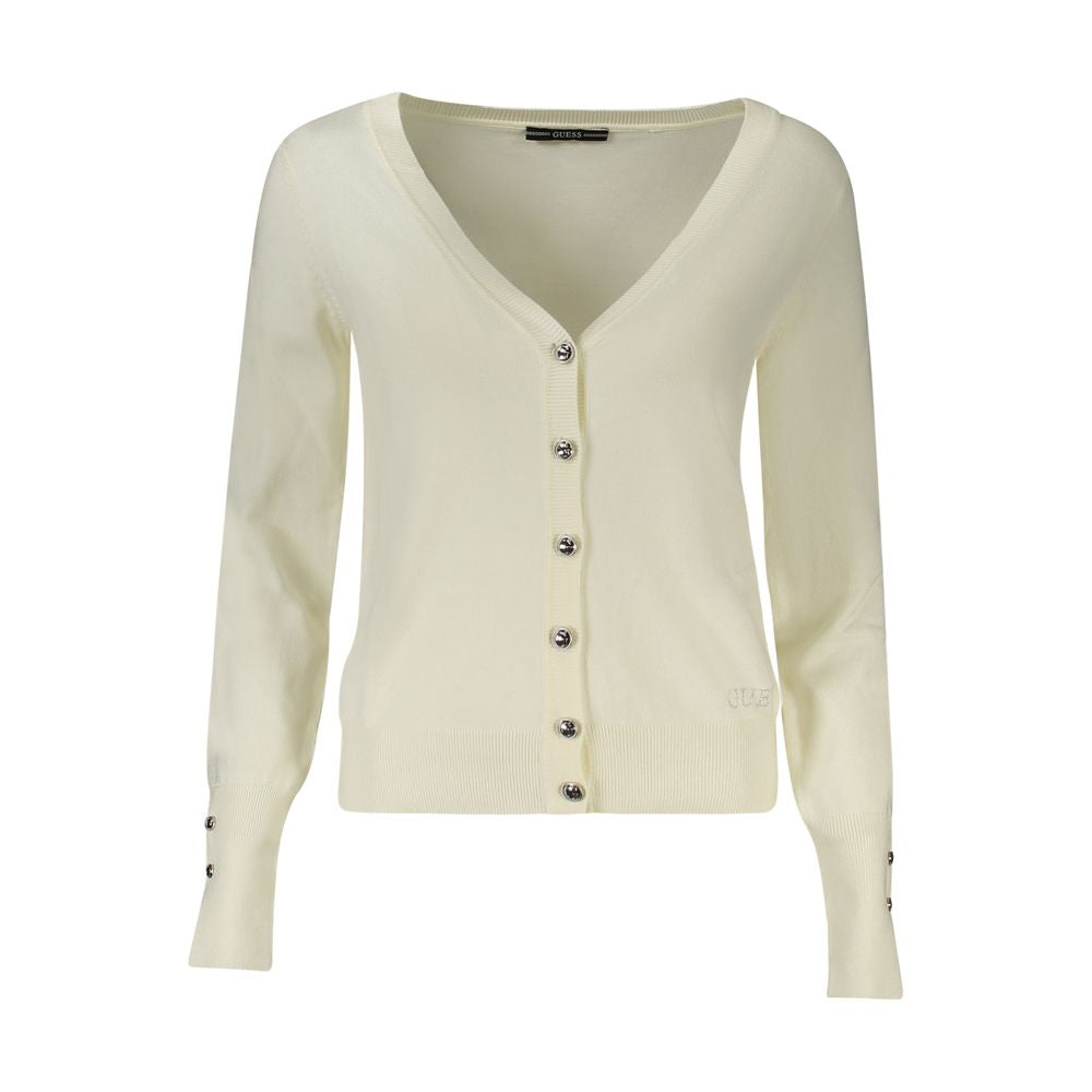 Cárdigan de viscosa blanco Guess para mujer