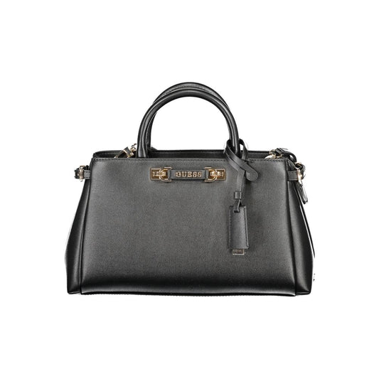 Guess Jeans Nero Poliuretano Bolso de Mujer