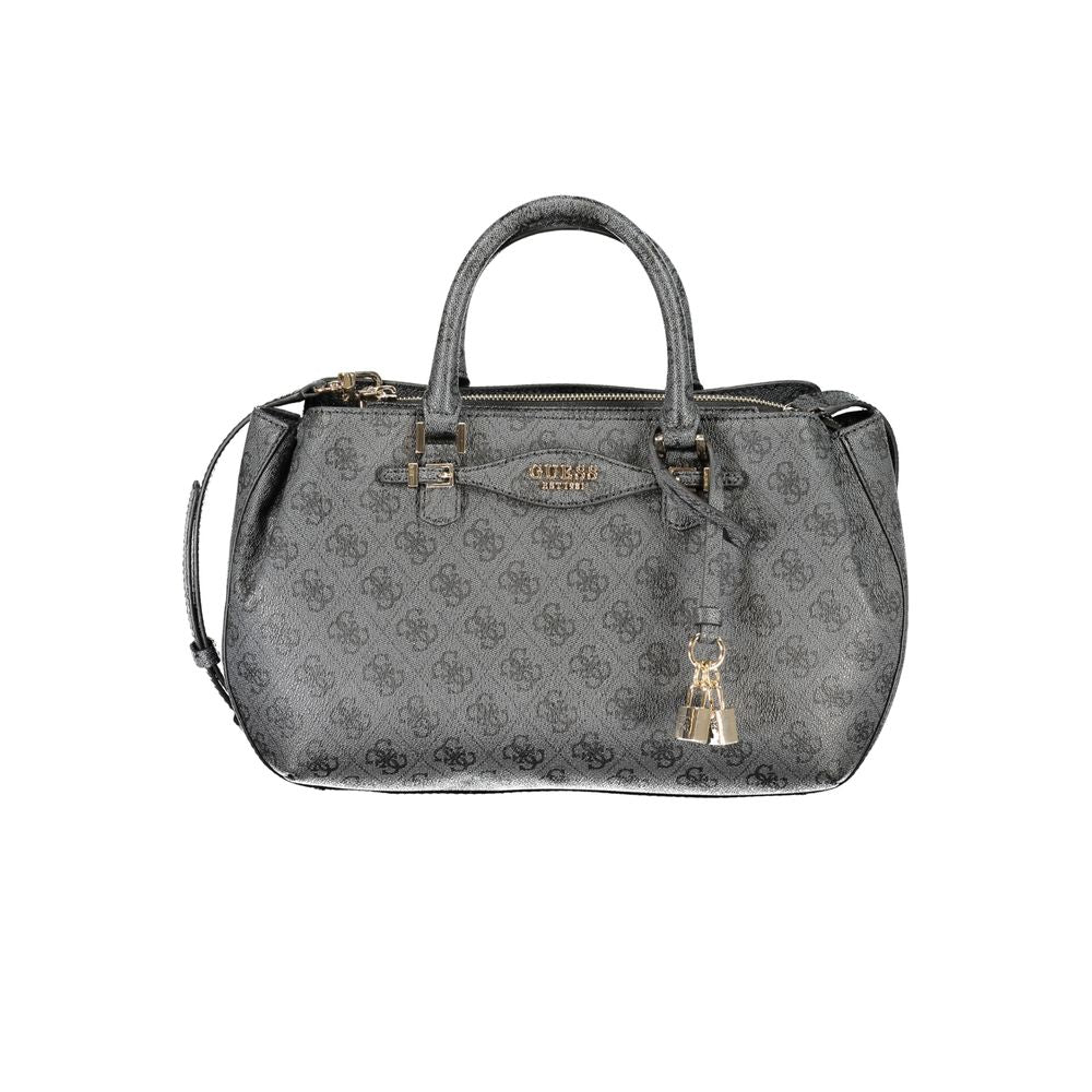 Bolso de mano Guess Jeans negro de polietileno