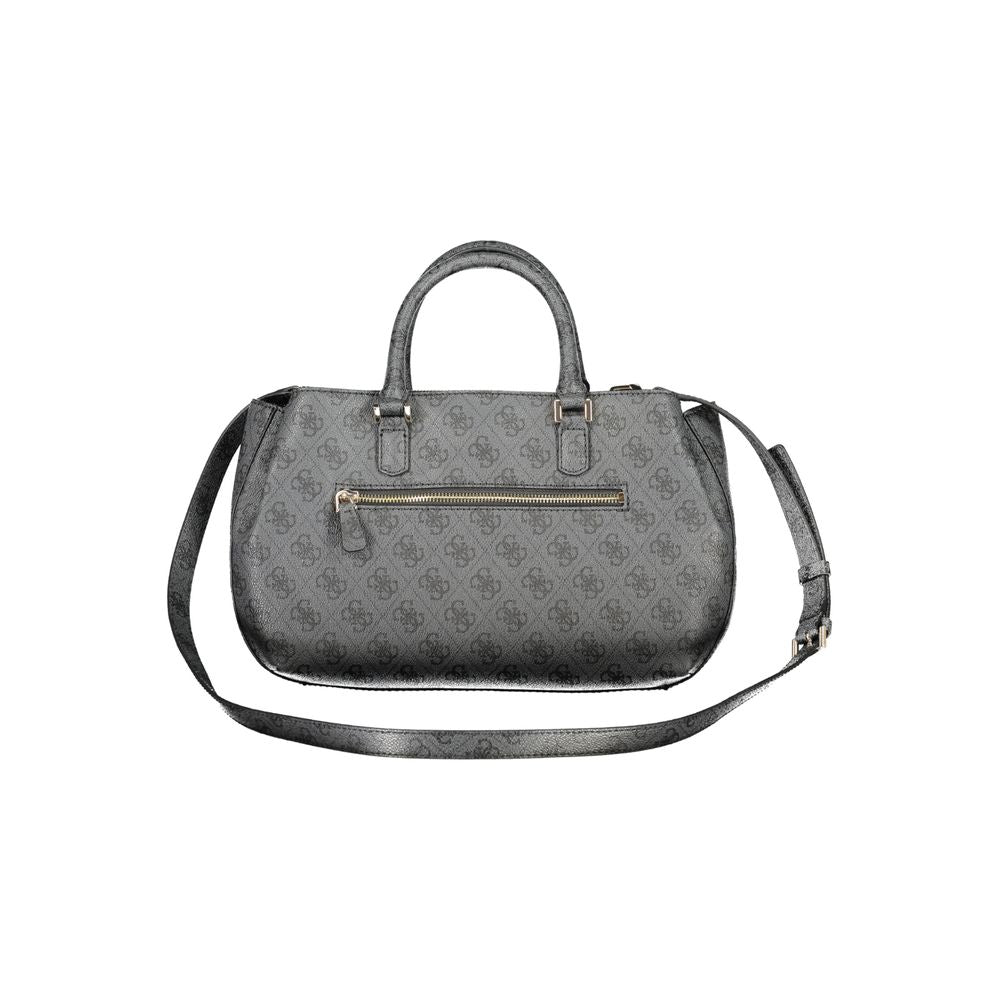 Bolso de mano Guess Jeans negro de polietileno