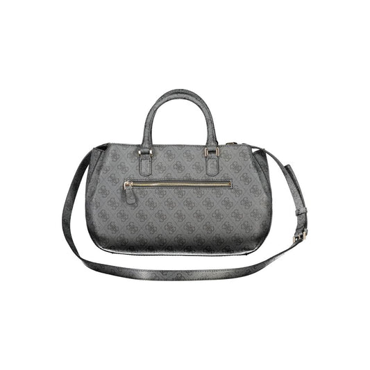Bolso de mano Guess Jeans negro de polietileno