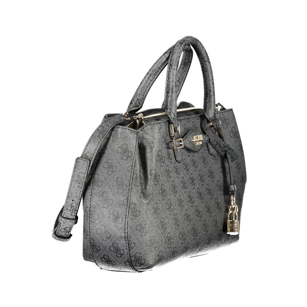 Bolso de mano Guess Jeans negro de polietileno