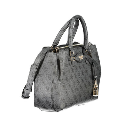 Bolso de mano Guess Jeans negro de polietileno
