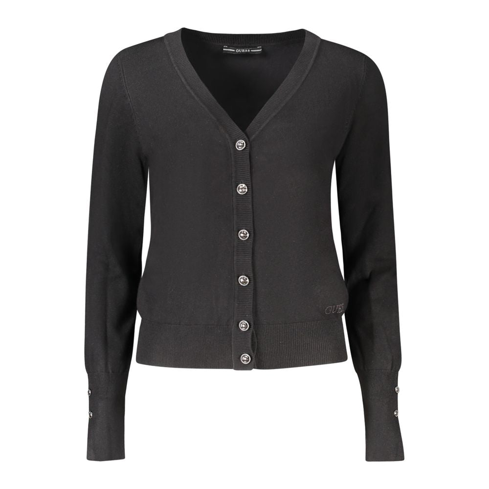 Guess Jeans "Cárdigan de viscosa Nero para mujer"