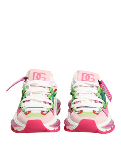 Zapatillas bajas de piel multicolor Airmaster de Dolce & Gabbana