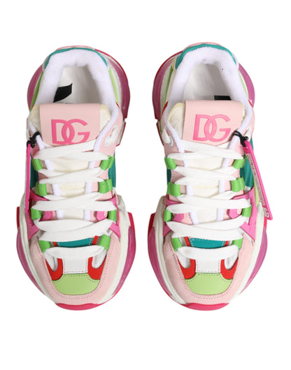 Zapatillas bajas de piel multicolor Airmaster de Dolce & Gabbana
