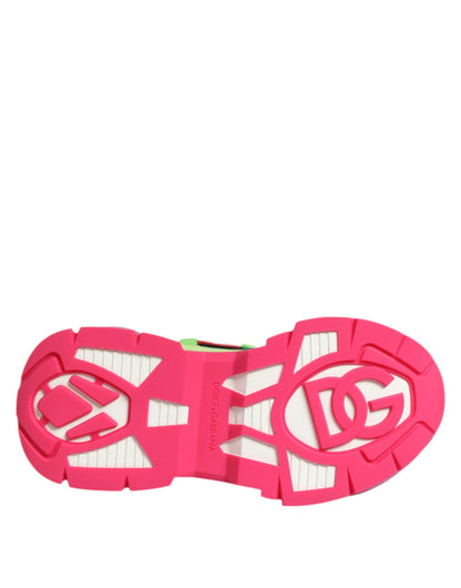 Zapatillas bajas de piel multicolor Airmaster de Dolce & Gabbana