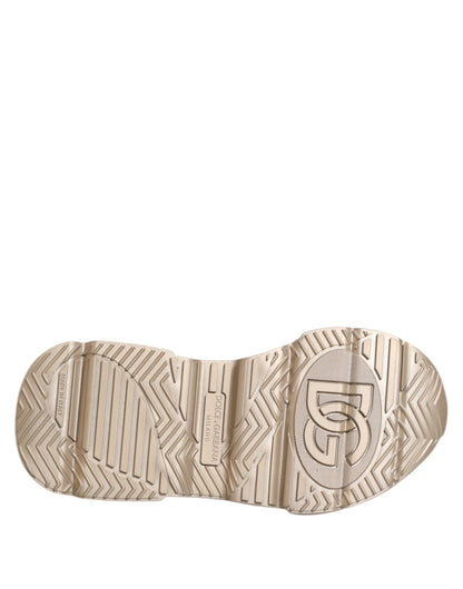 Zapatillas Dolce & Gabbana Gold Leather Daymaster para mujer