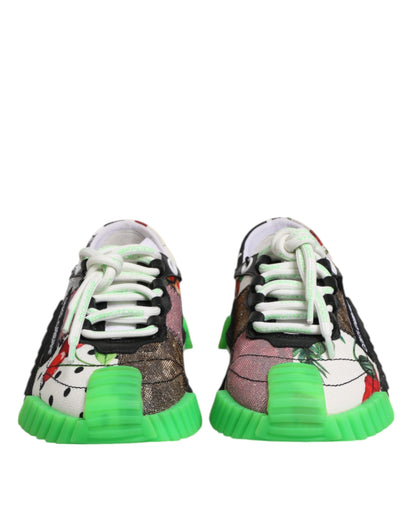 Zapatillas Dolce & Gabbana Multicolor DG Logo Leopardo Cereza