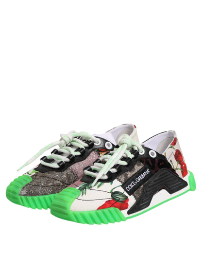 Zapatillas Dolce & Gabbana Multicolor DG Logo Leopardo Cereza