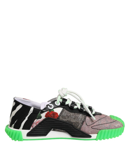 Zapatillas Dolce & Gabbana Multicolor DG Logo Leopardo Cereza