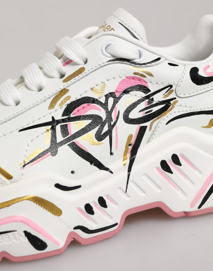 Zapatillas Dolce & Gabbana DAYMASTER pintadas a mano multicolores