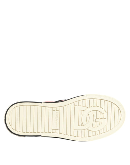 Zapatillas sin cordones de nylon acolchado rosa Dolce & Gabbana