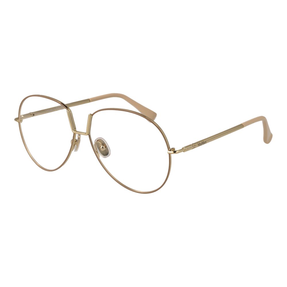 Gafas (montura) de metal beige Max Mara