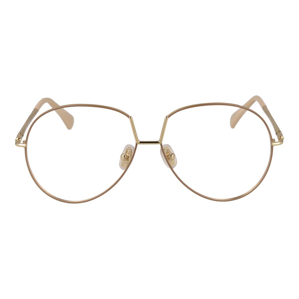 Gafas (montura) de metal beige Max Mara
