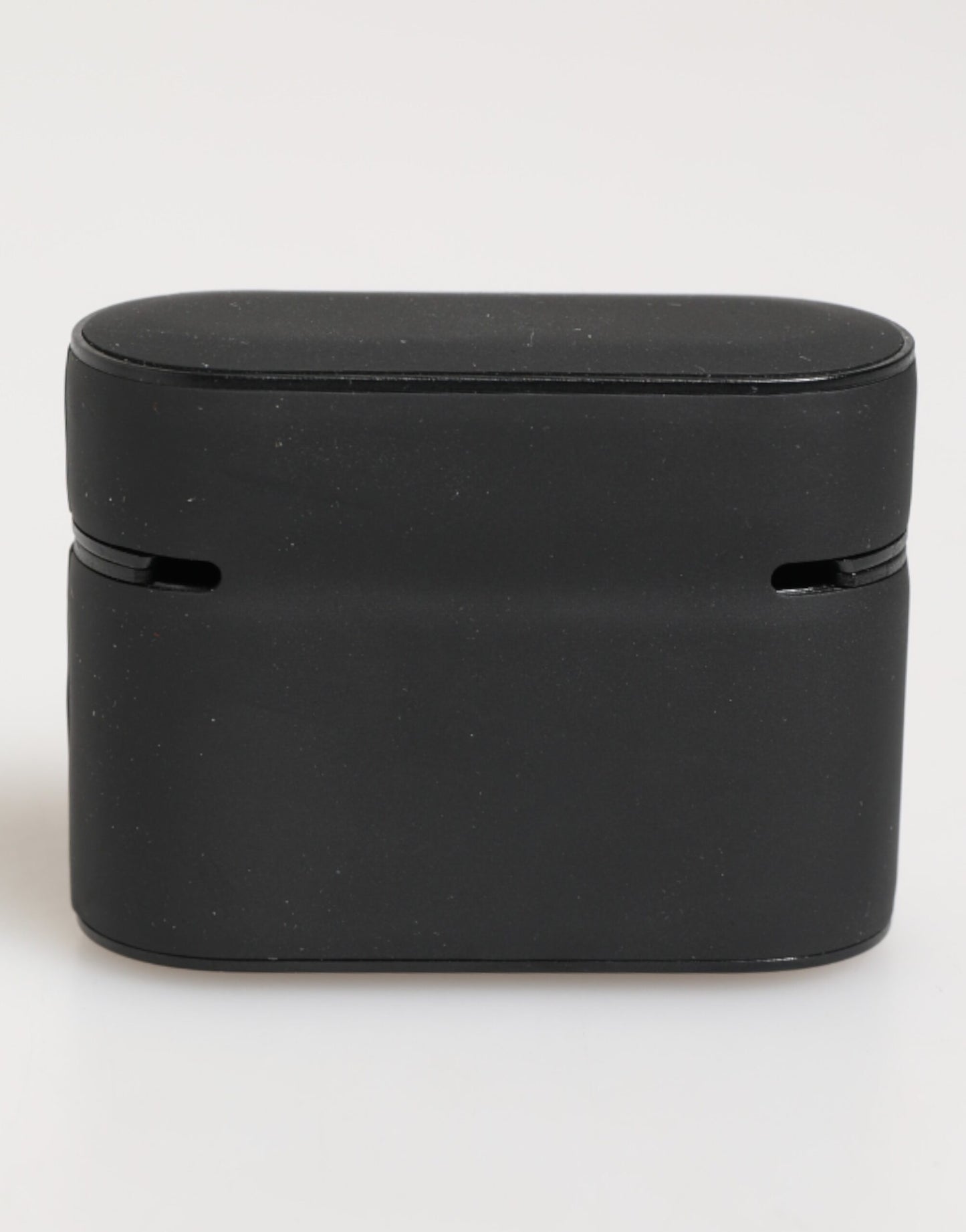 Funda para AirPods Dolce & Gabbana negra de goma con logo en relieve
