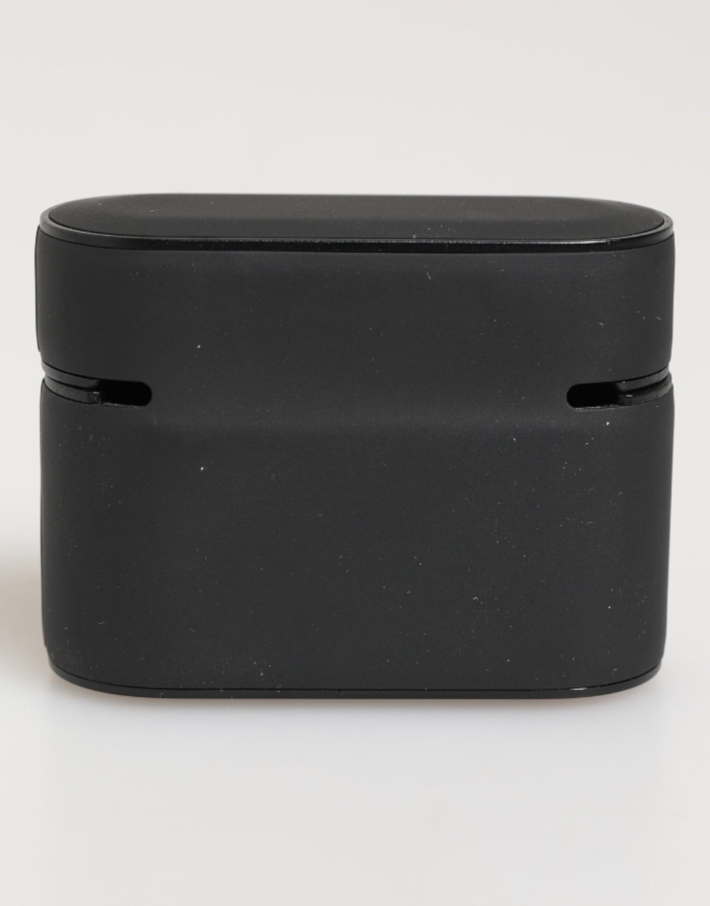 Funda para AirPods Dolce & Gabbana negra y amarilla de caucho con logotipo en relieve