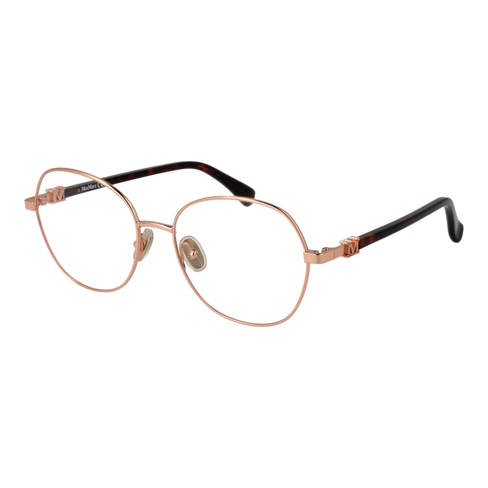 Gafas metálicas Max Mara de oro rosa (montura)