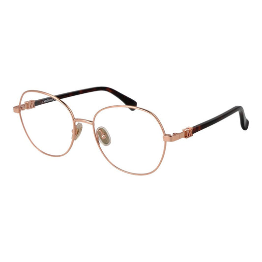 Gafas metálicas Max Mara de oro rosa (montura)