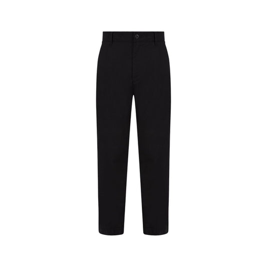 Calvin Klein Jeans Pantalones Chinos Negros de Algodón Reciclado