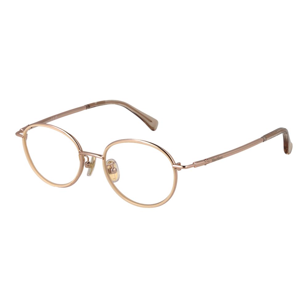 Gafas metálicas Max Mara en oro rosado (Montura)