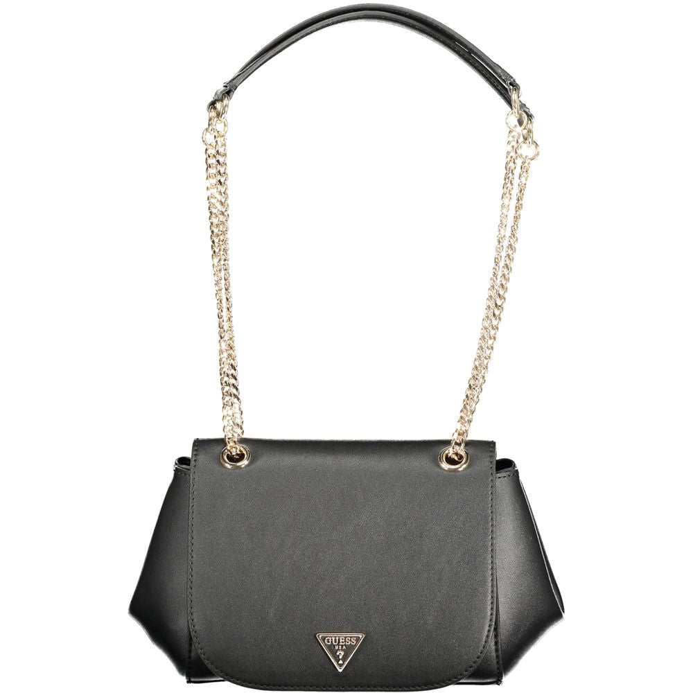 Guess Jeans Nero Poliuretano Bolso de Mujer