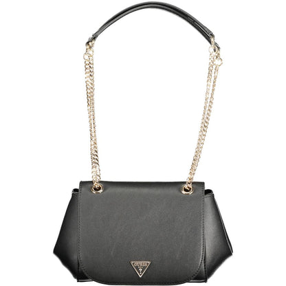 Guess Jeans Nero Poliuretano Bolso de Mujer