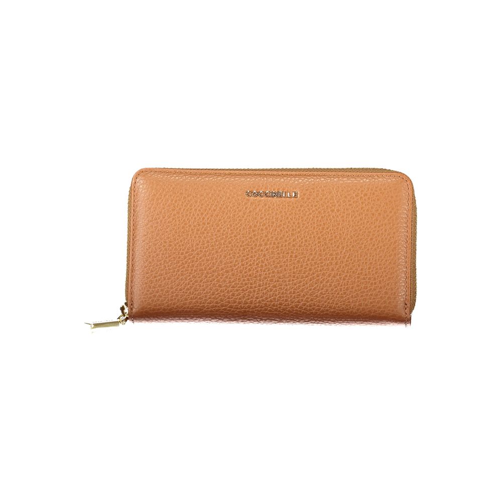 Billetera de Piel Marrón Coccinelle para Mujer