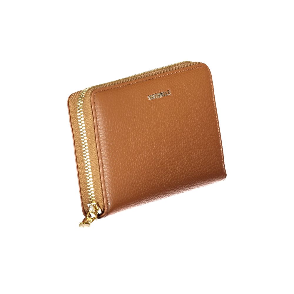 Billetera de Piel Marrón Coccinelle para Mujer