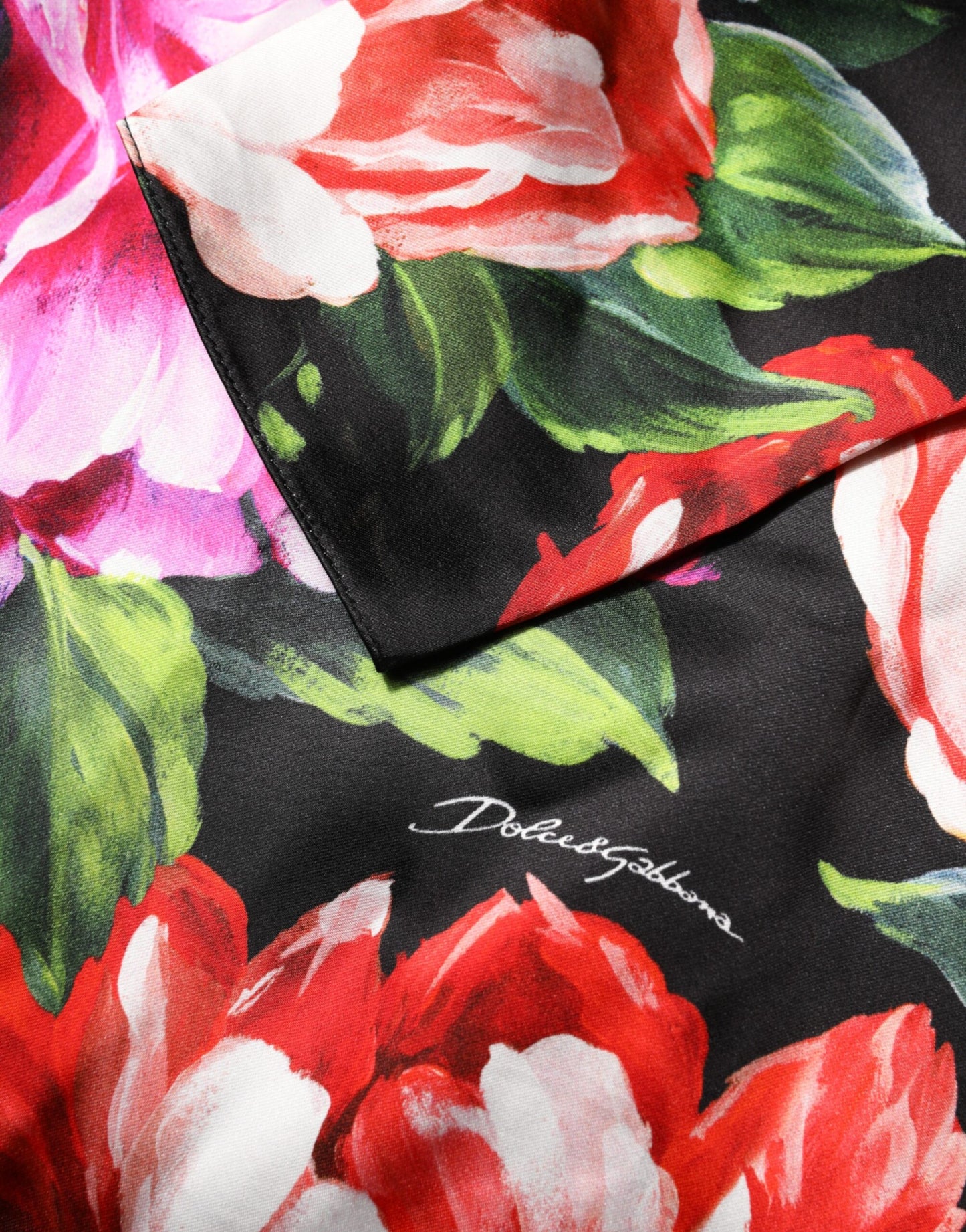 Vestido mini ceñido Dolce & Gabbana negro floral Fiori Pittorici