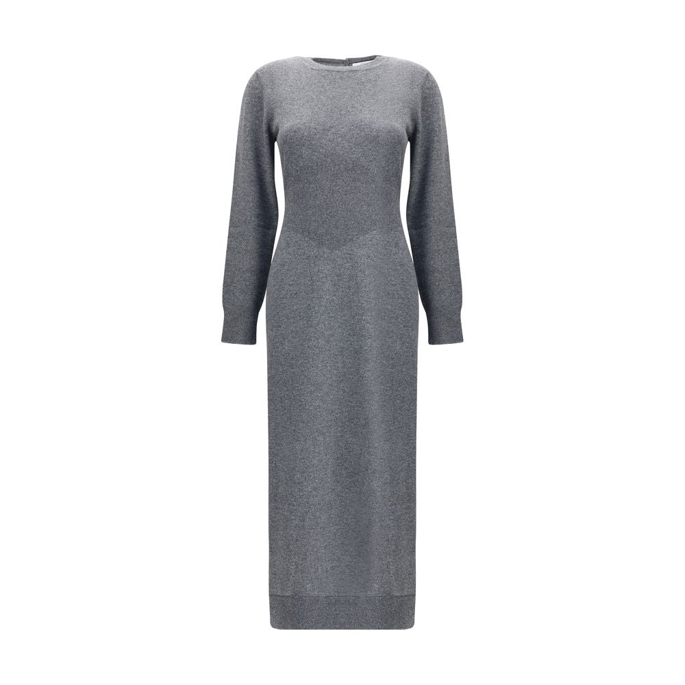 Vestido Casual De Cachemira De Color Gris Givenchy
