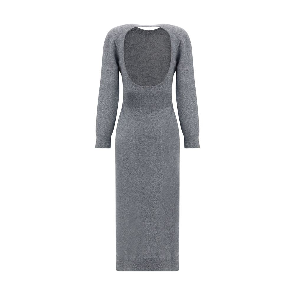 Vestido Casual De Cachemira De Color Gris Givenchy