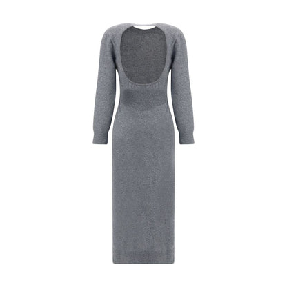Vestido Casual De Cachemira De Color Gris Givenchy
